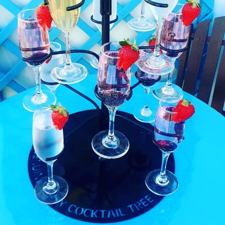 Dazzle them with a Tipsy Cocktail Tree stand! Home Food and Travel